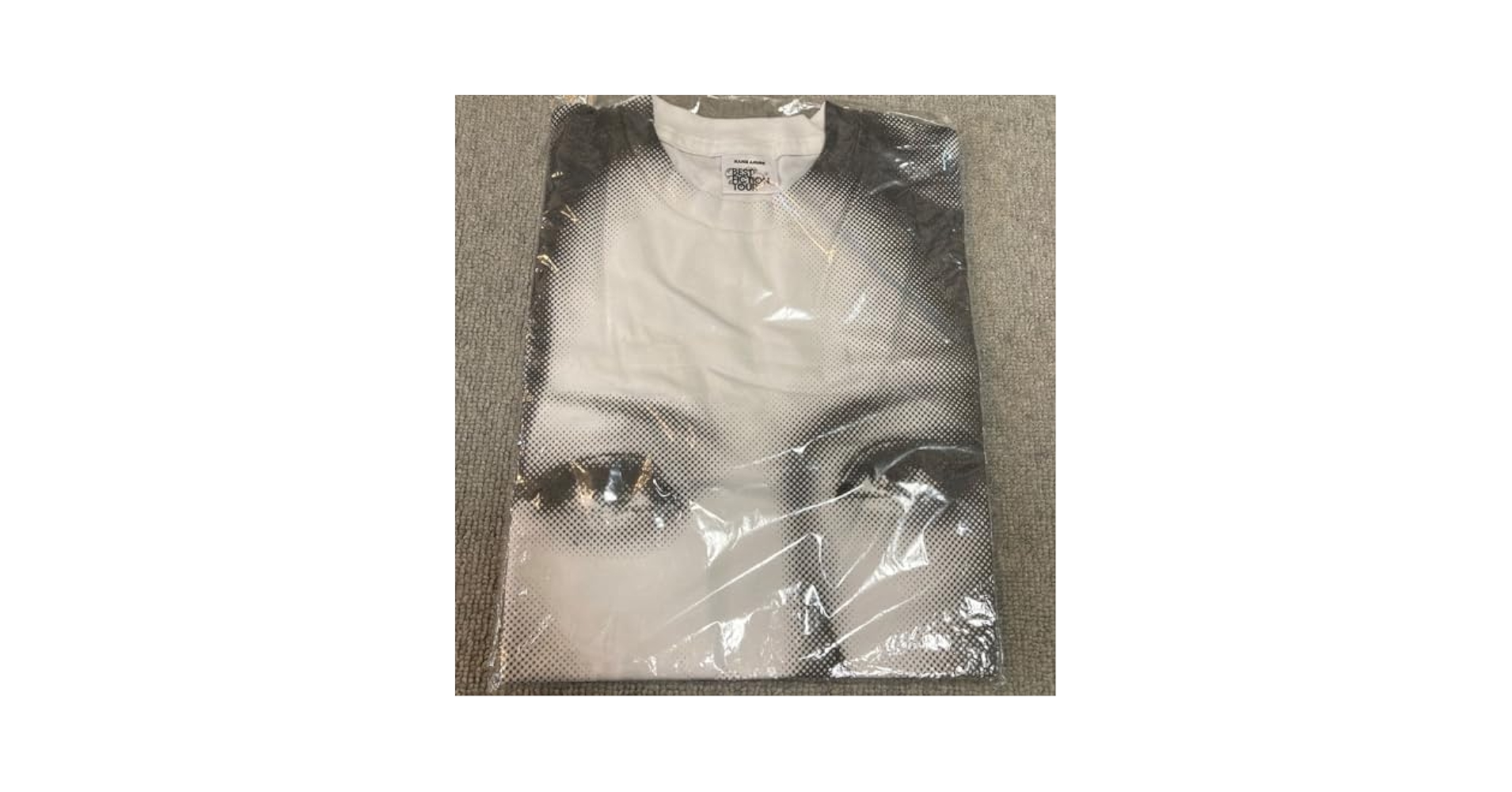 Amazon.co.jp: 安室奈美恵 BEST FICTION TOUR 顔Tシャツ 顔